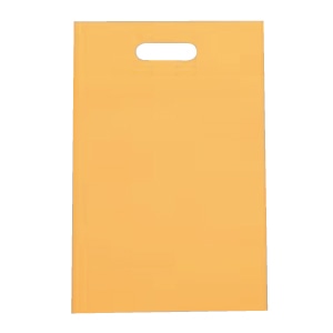 ㈱三和 不織布 小判抜きバック SW2843-18 パステルオレンジ 100枚/袋(ご注文単位1袋)【直送品】