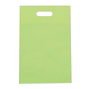 ㈱三和 不織布 小判抜きバック SW2843-22 ライム 100枚/袋(ご注文単位1袋)【直送品】