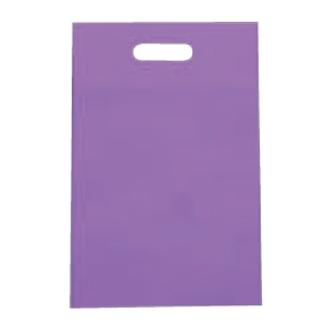 ㈱三和 不織布 小判抜きバック SW2843-23 パープル 100枚/袋(ご注文単位1袋)【直送品】