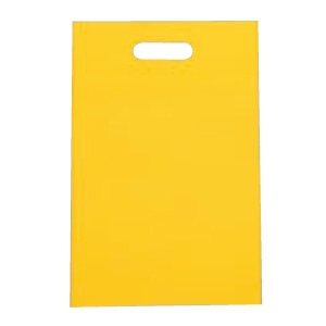 ㈱三和 不織布 小判抜きバック SW2843-24 イエロー 100枚/袋(ご注文単位1袋)【直送品】