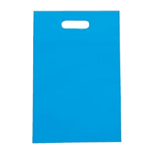 ㈱三和 不織布 小判抜きバック SW2843-30 パステルブルー 100枚/袋(ご注文単位1袋)【直送品】