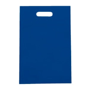 ㈱三和 不織布 小判抜きバック SW2843-34 ダークブルー 100枚/袋(ご注文単位1袋)【直送品】