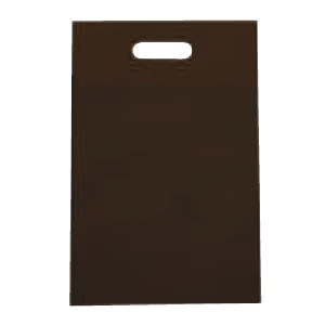 ㈱三和 不織布 小判抜きバック SW2843-36 チョコレート 100枚/袋(ご注文単位1袋)【直送品】