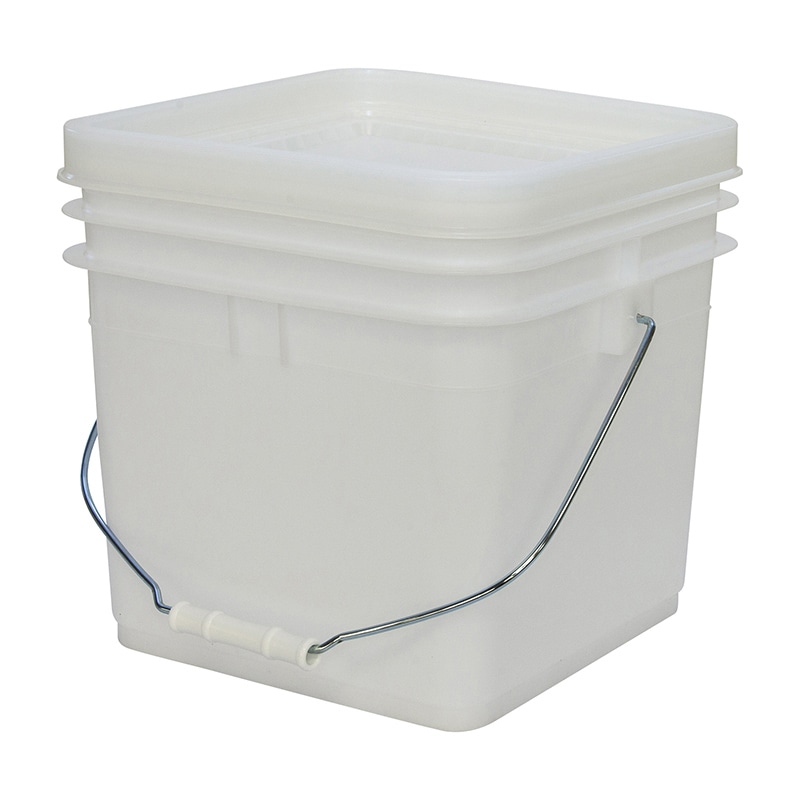 ポリ密閉容器・角型 トスロン 10L 260×260×250mm 1個(ご注文単位1個)【直送品】