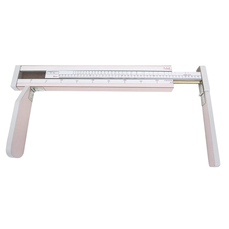 乳児用三ツ折型身長計 YS802-P 90cm ピンク 1台(ご注文単位1台)【直送品】