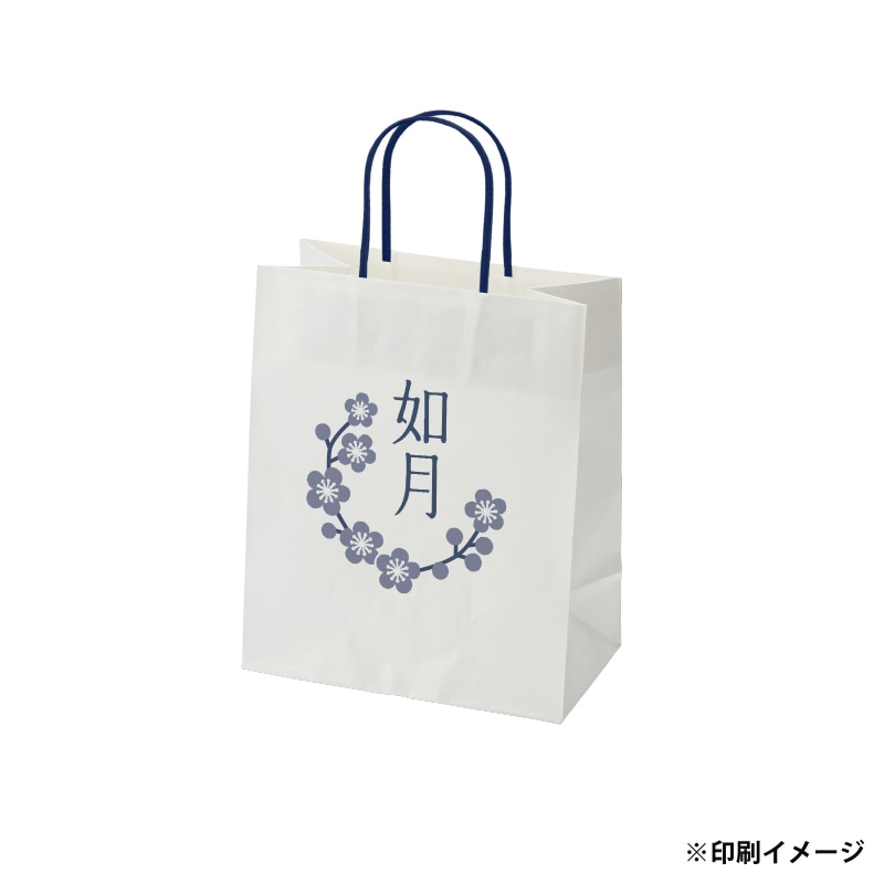 【オリジナル印刷】スムースB22－12　片艶・晒100G ベタ印刷なし1色印刷　1000枚 オプション　アクリル紐芯入カラー替え 1000枚