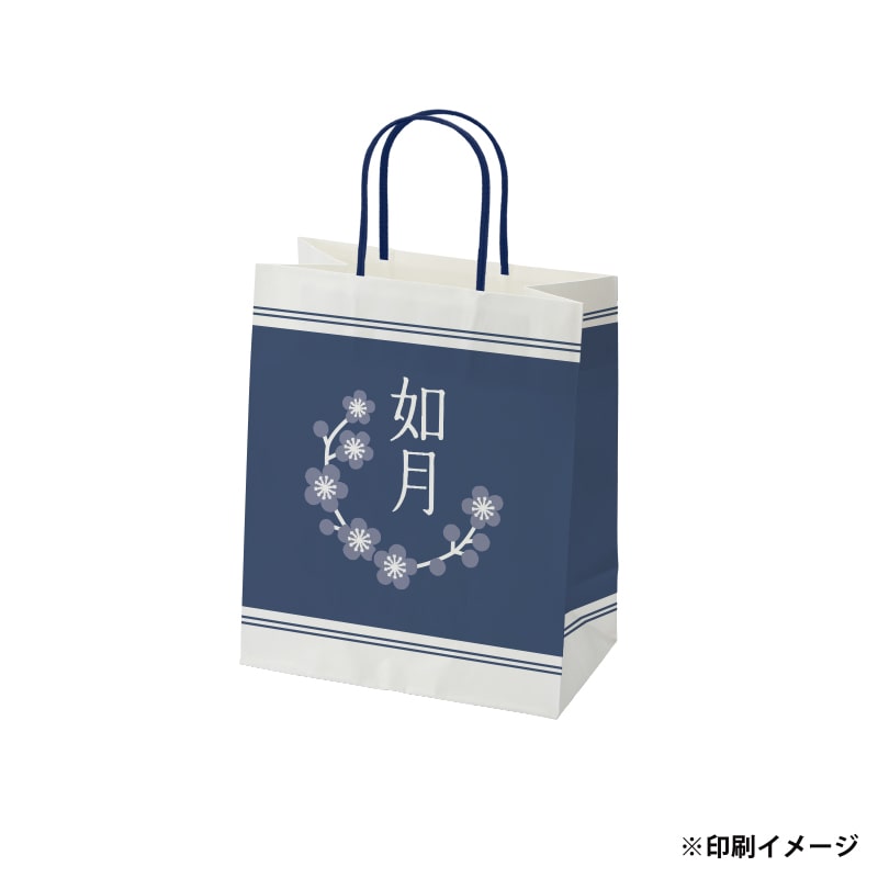 【オリジナル印刷】スムースB22－12　片艶・晒100G ベタ印刷あり1色印刷　1000枚 オプション　アクリル紐芯入カラー替え 1000枚