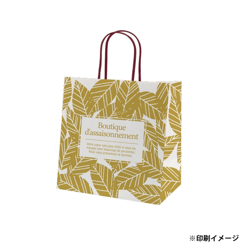 【オリジナル印刷】スムースB26－16　片艶・晒120G ベタ印刷あり1色印刷　1000枚 オプション　アクリル紐芯入カラー替え 1000枚