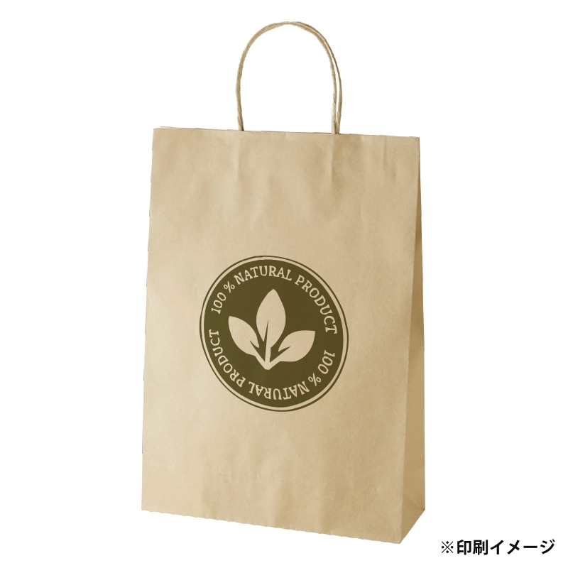 【オリジナル印刷】スムースB2才　未晒120g（茶） ベタ印刷なし1色印刷　1000枚 オプション　なし 1000枚