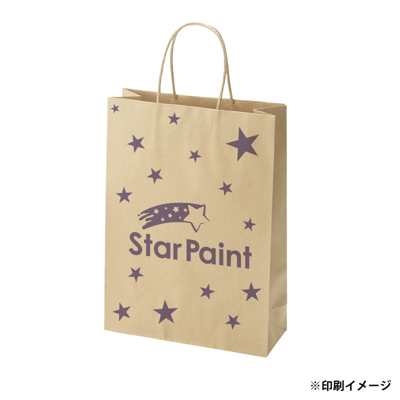 【オリジナル印刷】スムースBS－100　未晒120g（茶） ベタ印刷なし1色印刷　1000枚 オプション　ニス 1000枚