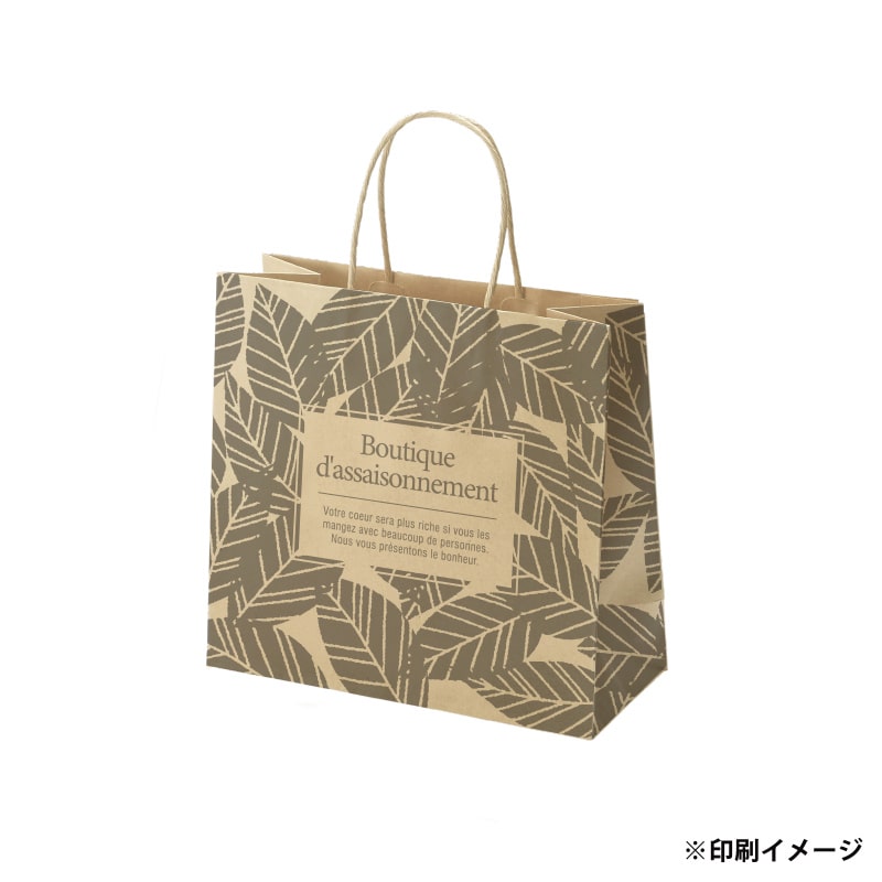【オリジナル印刷】スムースB26-16 未晒120g(茶) ベタ印刷あり1色印刷 1000枚 オプション ニス 1000枚