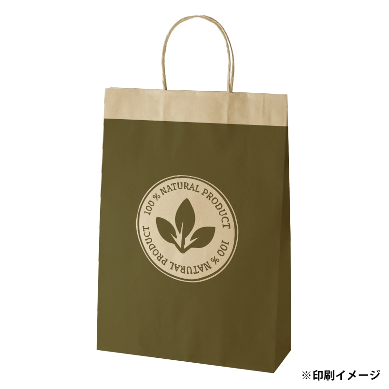 【オリジナル印刷】スムースB2才　未晒120g（茶） ベタ印刷あり1色印刷　3000枚 オプション　なし 3000枚