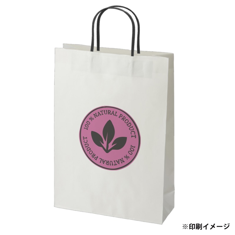 【オリジナル印刷】スムースB2才 片艶・晒120G ベタ印刷なし2色印刷 1000枚 オプション アクリル紐芯入カラー替え 1000枚