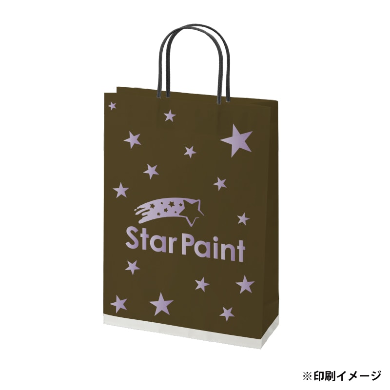 【オリジナル印刷】スムースBS-100 片艶・晒120G ベタ印刷あり2色印刷 1000枚 オプション アクリル紐芯入カラー ニス 1000枚