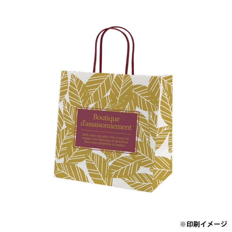 【オリジナル印刷】スムースB26-16 片艶・晒120G ベタ印刷あり2色印刷 1000枚 オプション アクリル紐芯入カラー替え 1000枚