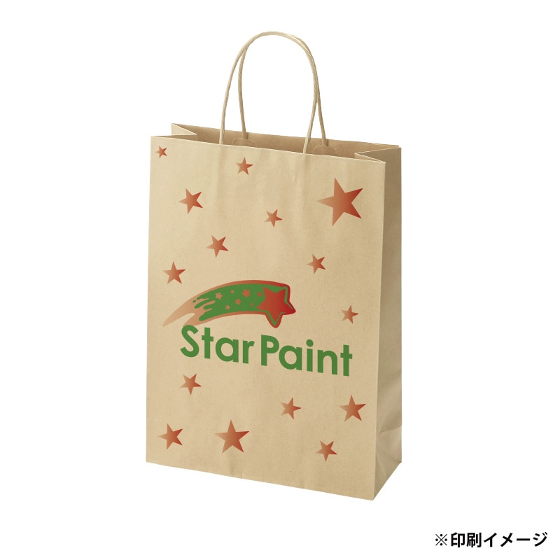 【オリジナル印刷】スムースBS－100　未晒120g（茶） ベタ印刷なし2色印刷　1000枚 オプション　なし 1000枚