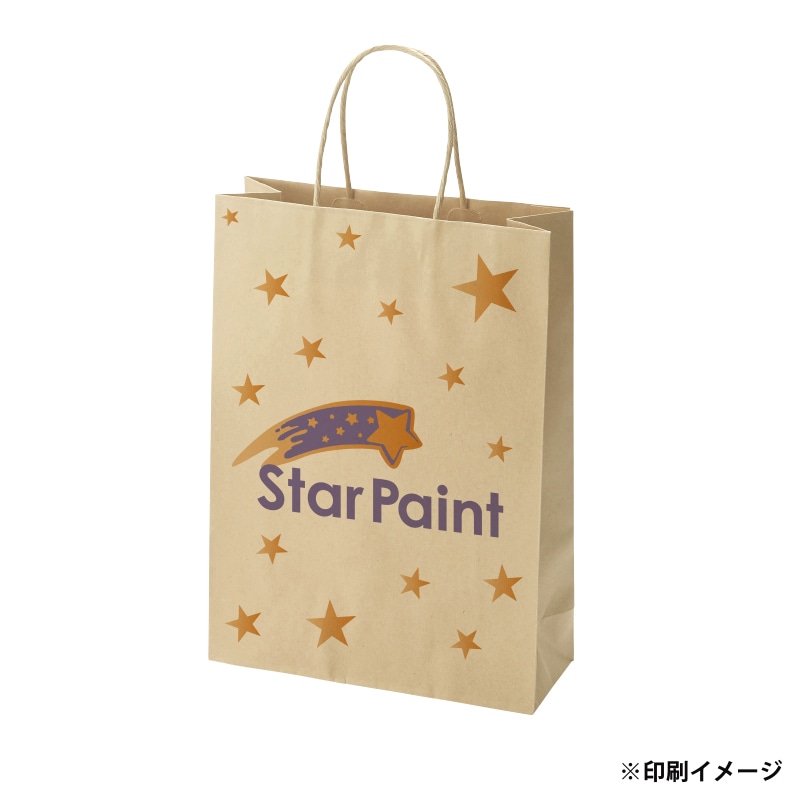 【オリジナル印刷】スムースBS－100　未晒120g（茶） ベタ印刷なし2色印刷　1000枚 オプション　ニス 1000枚
