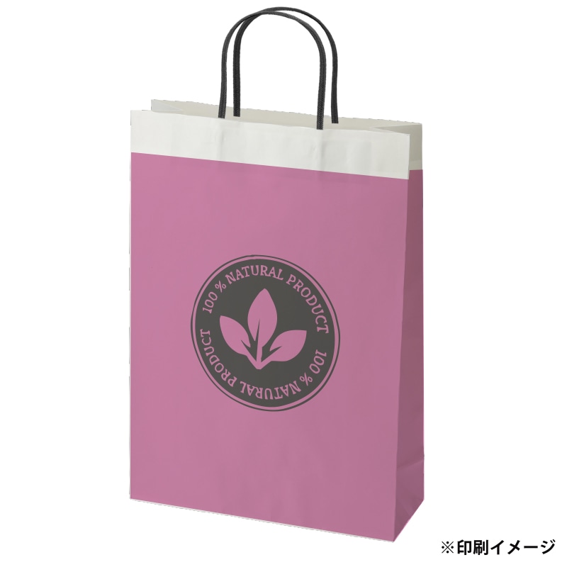 【オリジナル印刷】スムースB2才 片艶・晒120G ベタ印刷あり2色印刷 3000枚 オプション アクリル紐芯入カラー替え 3000枚