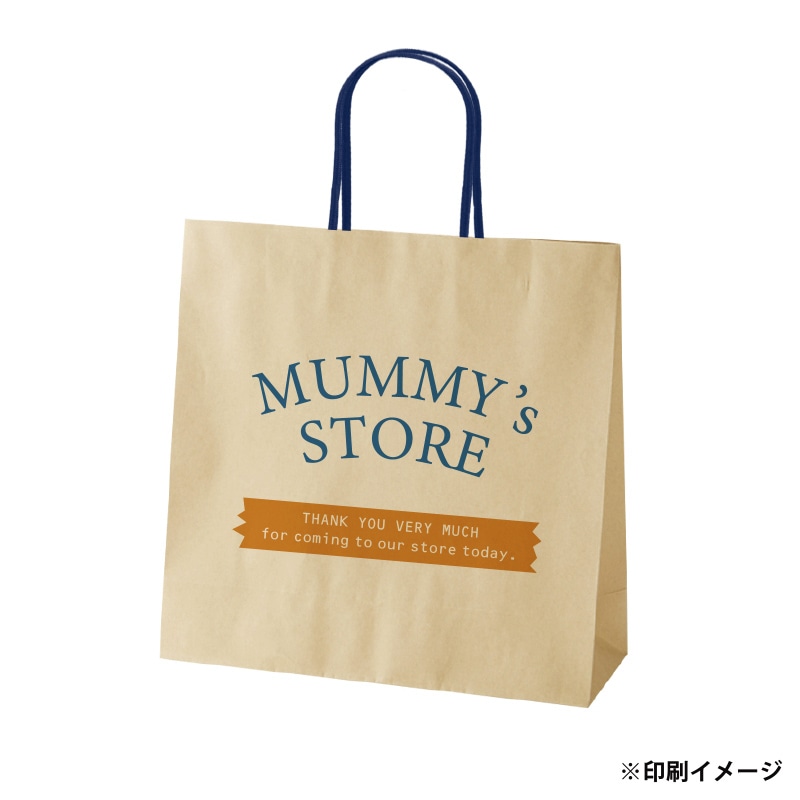 【オリジナル印刷】スムースB3才 未晒120g(茶) ベタ印刷なし2色印刷 3000枚 オプション アクリル紐芯入カラー替え 3000枚