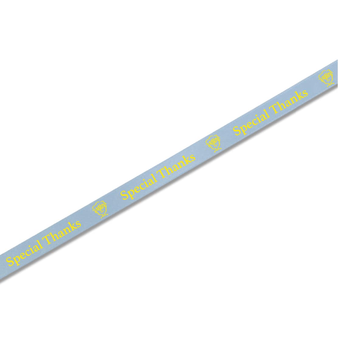 【オリジナル印刷】名入れリボン印刷 1色シルク印刷 20巻 シルキーサテン 12mm 20巻