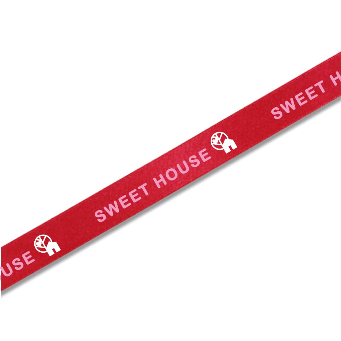 【オリジナル印刷】名入れリボン印刷 2色シルク印刷 20巻 シルキーサテン 18mm 20巻