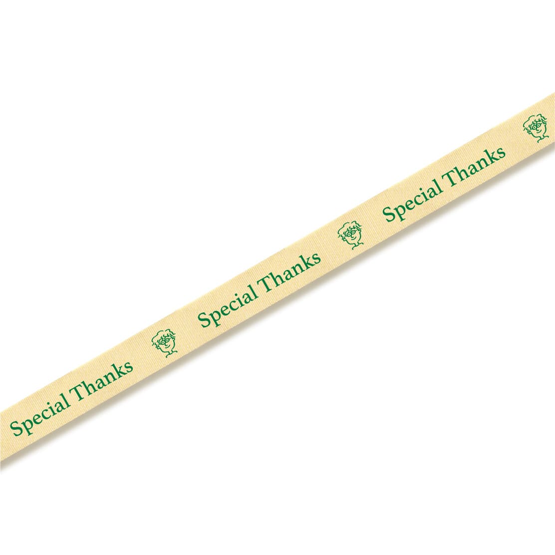 【オリジナル印刷】名入れリボン印刷 1色シルク印刷 6巻 グログラン 16mm 6巻