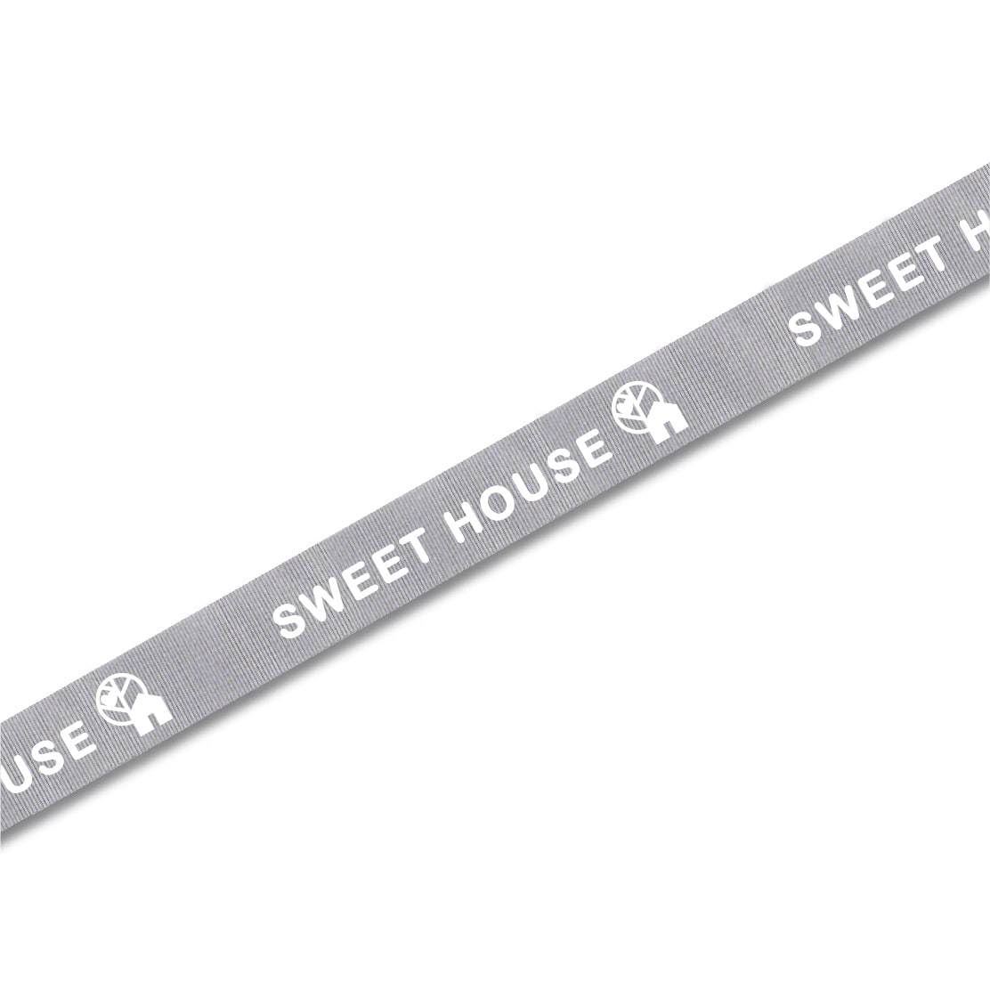 【オリジナル印刷】名入れリボン印刷 1色シルク印刷 6巻 グログラン 18mm 6巻