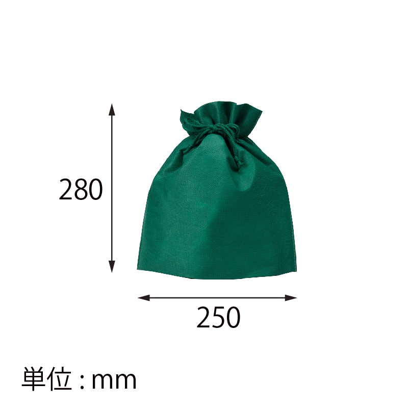 オリジナル印刷】不織布片面1色印刷 巾着大 全40色 SW2528