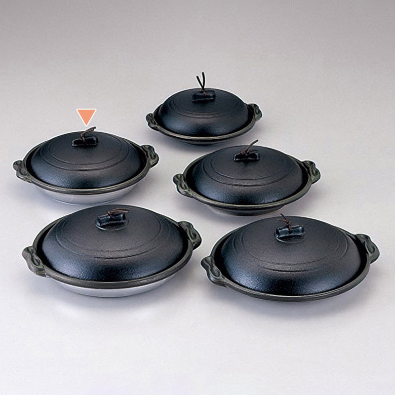 マイン 庵陶板 深皿 黒 φ16 M10-559 1個（ご注文単位1個）【直送品