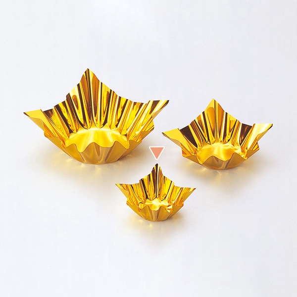 マイン フードケース 旬彩の器 双金 小 300枚入 M33-499 1束(ご注文単位1束)【直送品】