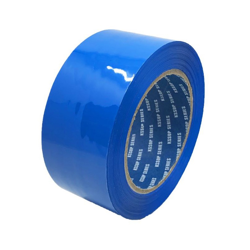 清和産業 梱包用OPPテープ カラー 48mm×100m 青 1巻（ご注文単位