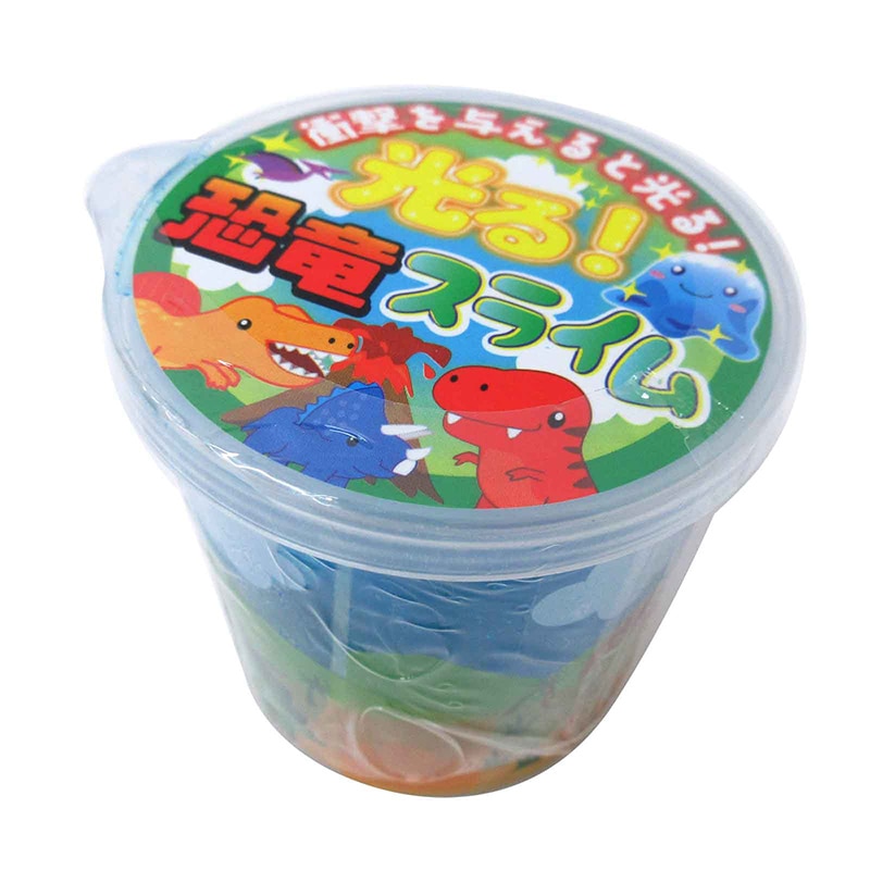 ファースト・アロー 光る恐竜スライム 4色アソート 206-576 1個（ご