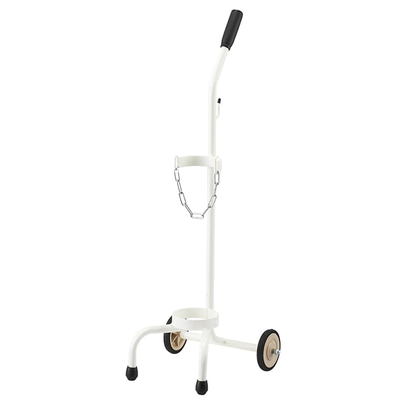 カラーボンベカートC 500L×1本 MY-1245W ホワイト 1個(ご注文単位1個)【直送品】