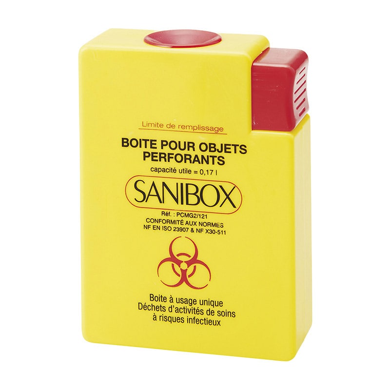 注射針処理容器 サニボックス ST03820 0.2L 1個(ご注文単位1個)【直送品】