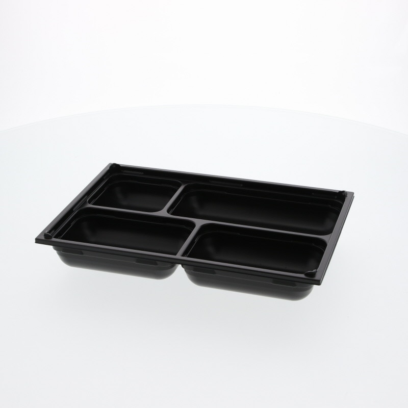 アクタ ワン折重90×60 クラフト縁 J-6黒底 100組 折箱 新ワン折重 90×60 J-6 黒底 アクタ | テイクアウト容器の