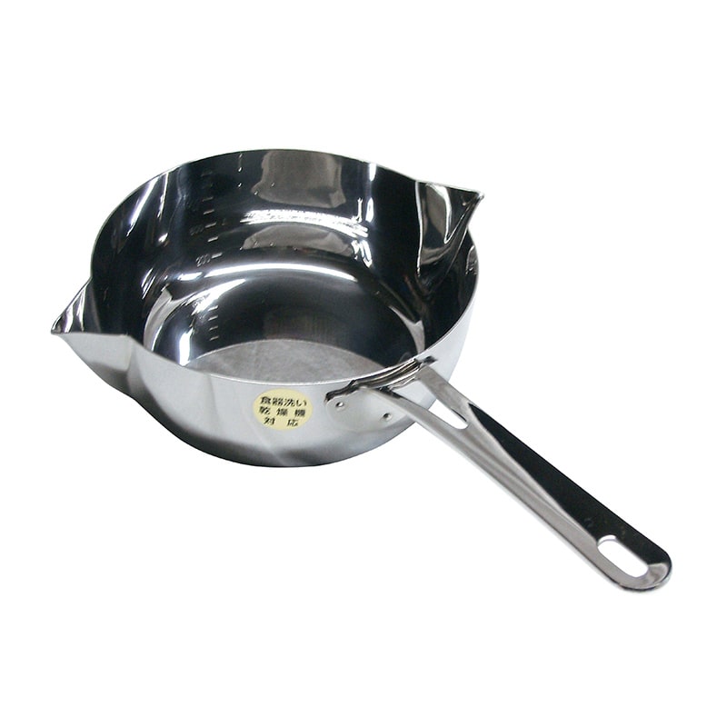 MA 18-0 共柄 デンジ 両カラス口パン(目盛付)22cm MA 18-0 共柄 デンジ 両カラス口パン（目盛付）18cm 1658900 玉虎堂