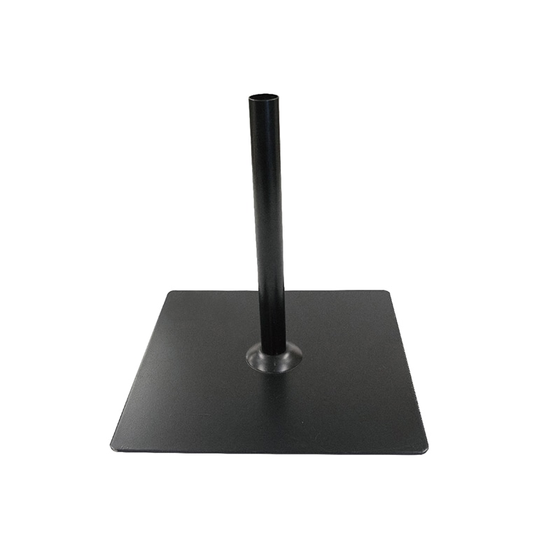 P・O・Pプロダクツ のぼり用ポール台 鉄板 30cm 黒 No.940 1台