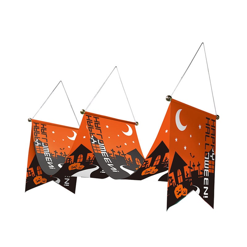 P・O・Pプロダクツ ウェーブペナント 22798 ハッピーハロウィン 1枚(ご注文単位1枚)【直送品】