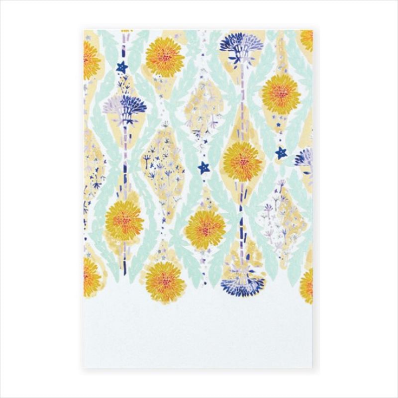 フタバ ROKKAKU 箔押しポストカード みすゞうた 星とたんぽぽ 1