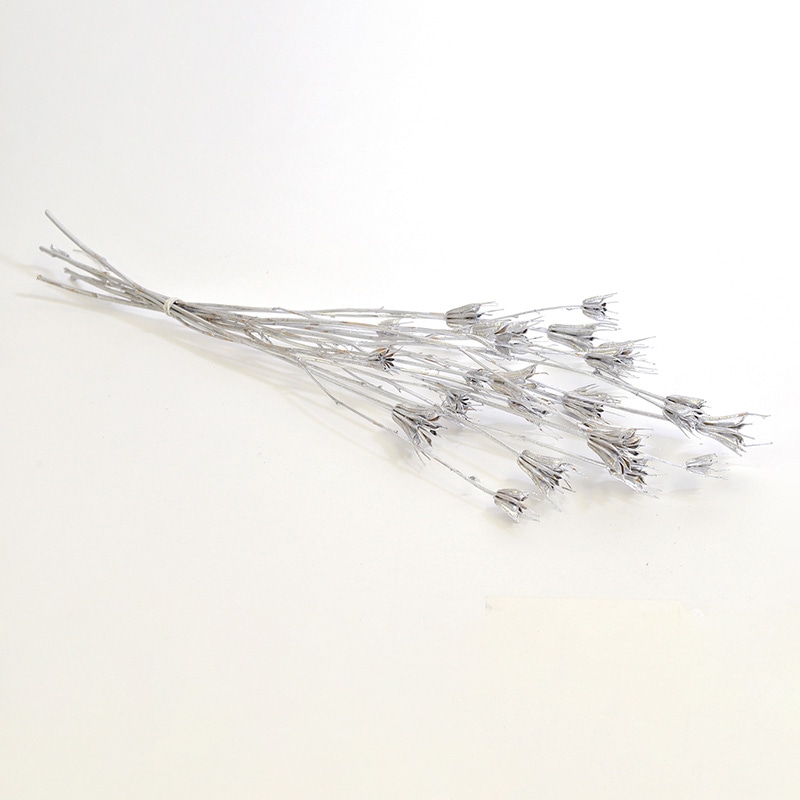 フロールエバー ドライフラワー シャイニーニゲラ ドライ シルバー FLDRS025-700 1束(ご注文単位1束)【直送品】