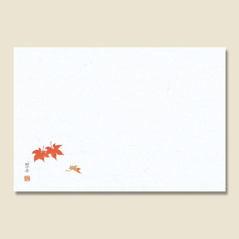 長井紙業 和風テーブルマット 輝シリーズ 20紅葉(もみじ) 100枚/袋