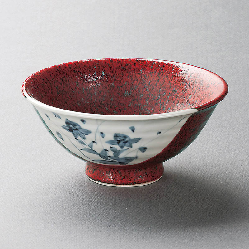 山万 37604-440 掛分桔梗6.0反り丼 1個（ご注文単位1個）【直送品】