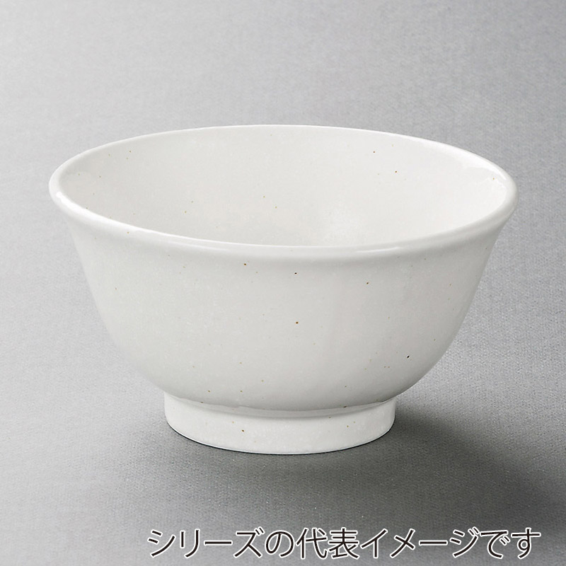 山万 37820-020 美濃粉引白反深口6.0丼 1個（ご注文単位1個）【直送品