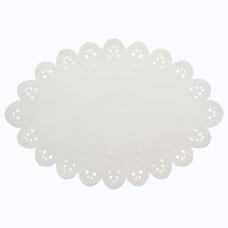 シモジマ SWANレースペーパー 小判型 20号 #004716050 1セット（500枚：100枚×5パック） シモジマ SWANレースペーパー 小判型 20号 #004716050 1セット（500枚