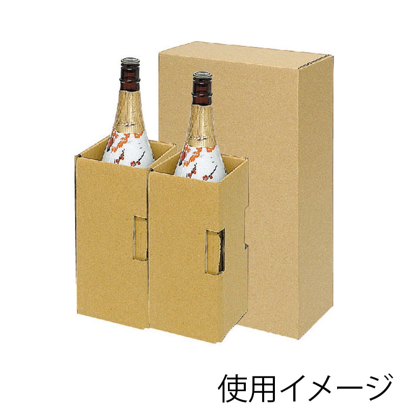 （酒瓶用発泡宅配箱）一升瓶1本入化粧箱/100枚入（K-NS-01） 宅配箱・発泡ケース | ワイン箱・お酒のギフト箱、梱包資材の販売 安多