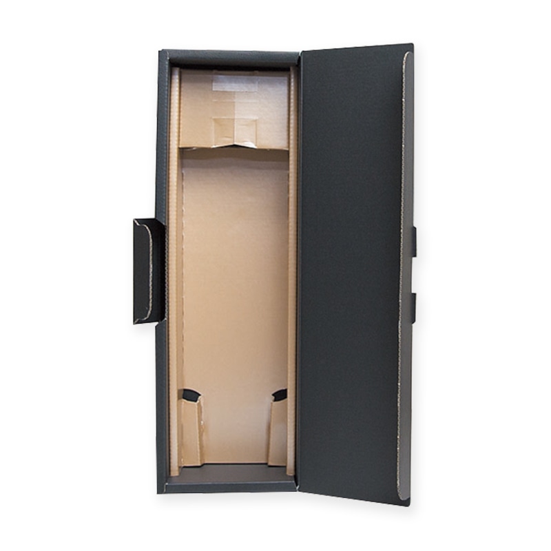 ヤマニパッケージ エスポアブラック 720ml瓶箱 1本 K-1425 50枚/箱(ご注文単位1箱)【直送品】