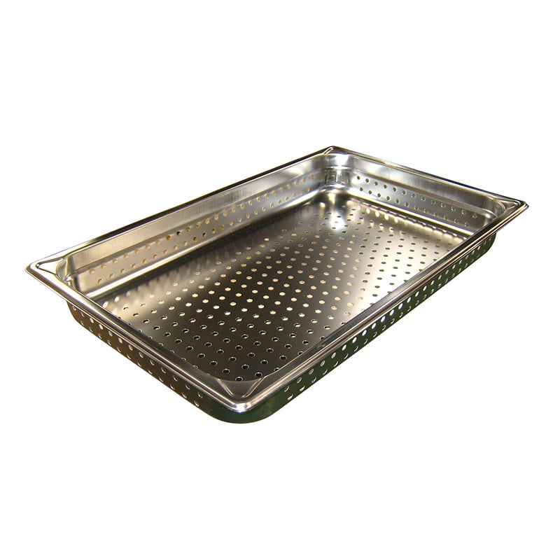 18-8 穴明ホテルパン 1/1 深さ65mm 0332200