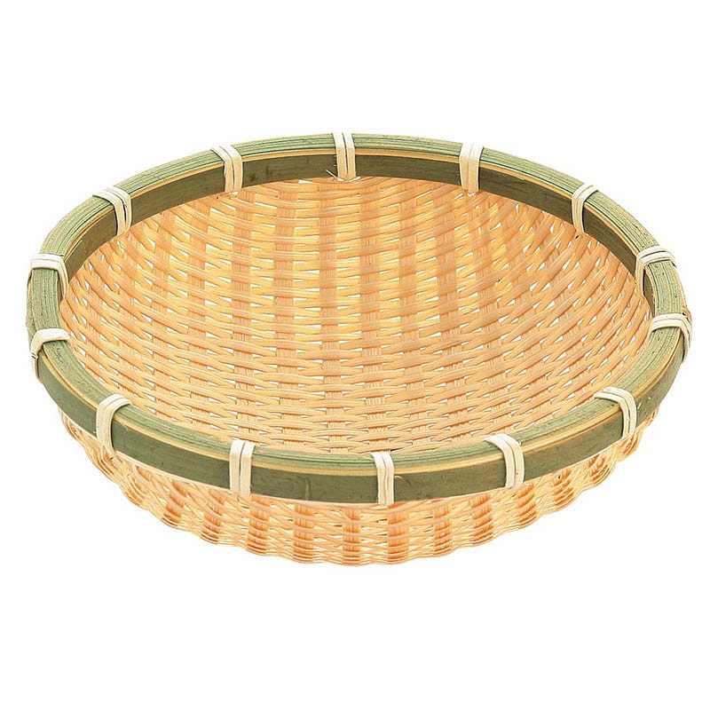 ののじ プロフ必読願いꈍ .̮ ꈍ 竹ザル、竹籠、竹製トレイ、直径33セン ののじ プロフ必読願いꈍ .̮ ꈍ 竹ザル、竹籠、竹製トレイ、直径