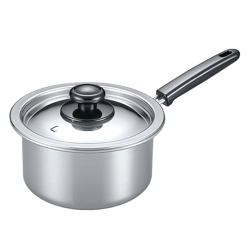 EBM モリブデン 実用鍋(片手)16cm 1個(ご注文単位1個)【直送品】