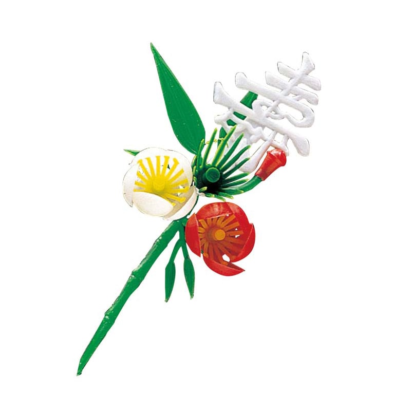 プリティフラワー S-13W 白寿付 梅 小(150入) 1個(ご注文単位1個)【直送品】